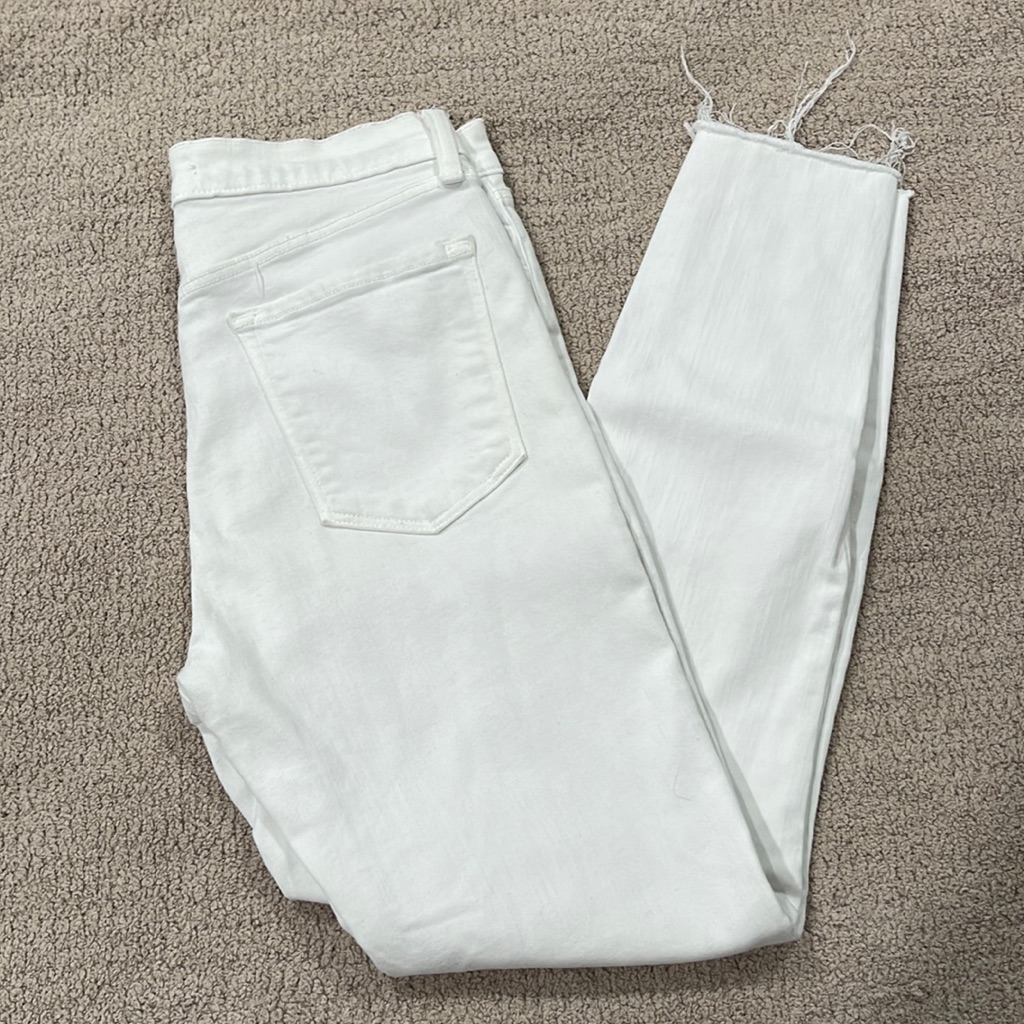 J Brand White Skinny Jeans